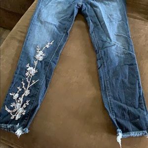 Carmar embroidered jeans